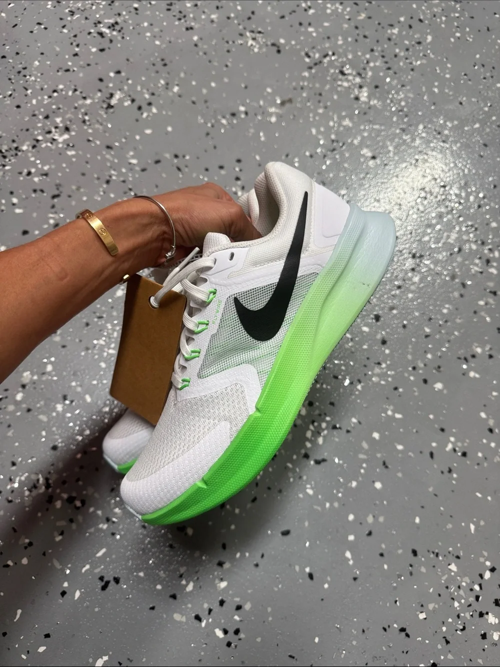 Nike Run Swift 3 White Glacier Blue Green